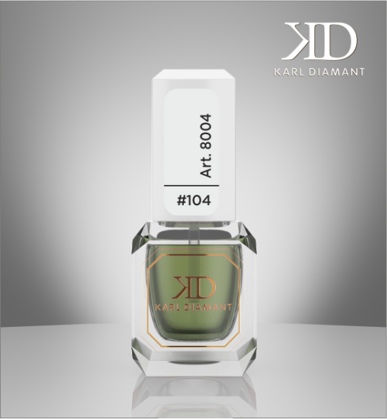 Nail Art Aquarell Kalegrün #104 Karl Diamant
